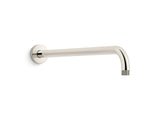 Statement® 19" wall-mount single-function rainhead arm and flange