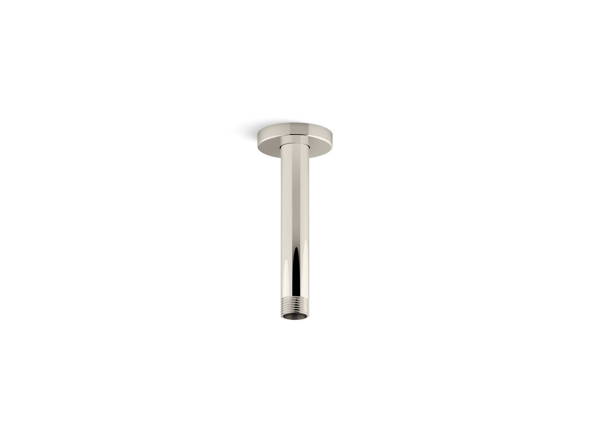 Statement® 6" ceiling-mount single-function rainhead arm and flange