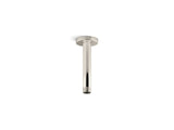 Statement® 6" ceiling-mount single-function rainhead arm and flange