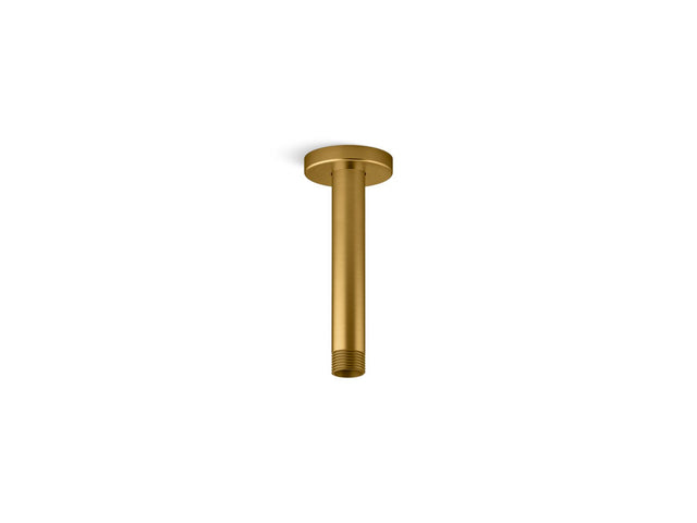 Statement® 6" ceiling-mount single-function rainhead arm and flange