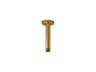 Statement® 6" ceiling-mount single-function rainhead arm and flange