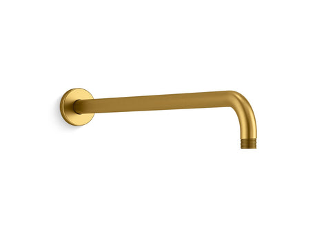 Statement® 19" wall-mount single-function rainhead arm and flange