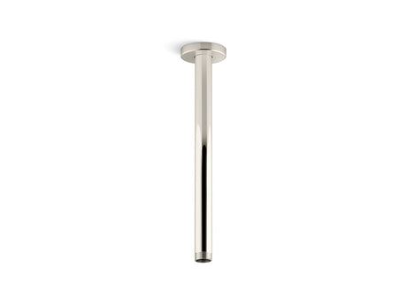 Statement® 12" ceiling-mount single-function rainhead arm and flange