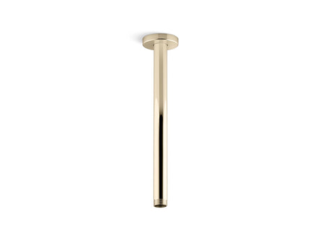 Statement® 12" ceiling-mount single-function rainhead arm and flange