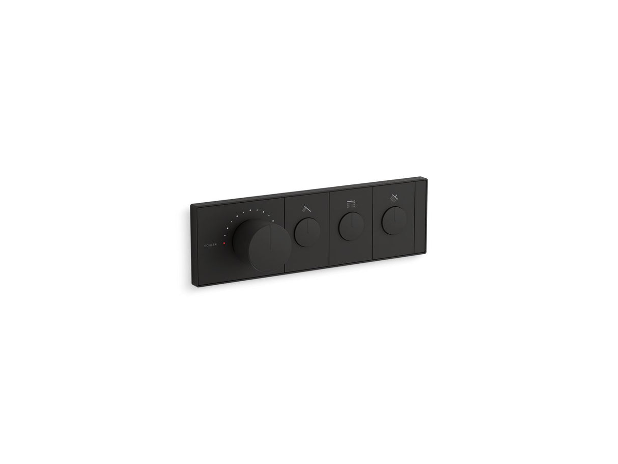 Anthem® Three-outlet recessed mechanical thermostatic valve control