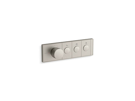 Anthem® Three-outlet recessed mechanical thermostatic valve control