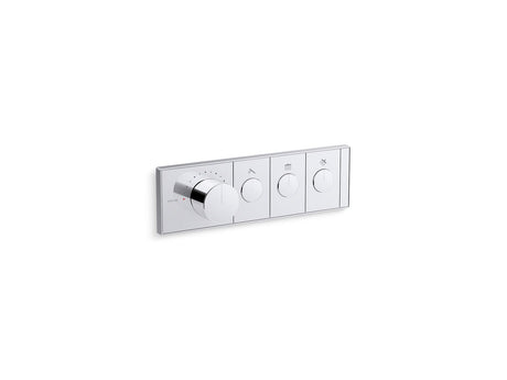 Anthem® Three-outlet recessed mechanical thermostatic valve control