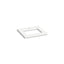 Silestone® 25" quartz vanity top with rectangular cutout