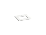 Silestone® 25" quartz vanity top with rectangular cutout