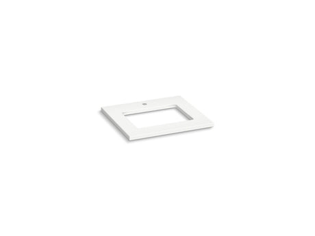 Silestone® 25" quartz vanity top with rectangular cutout