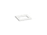 Silestone® 25" quartz vanity top with rectangular cutout