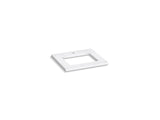 Silestone® 25" quartz vanity top with rectangular cutout