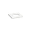 Silestone® 25" quartz vanity top with oval cutout