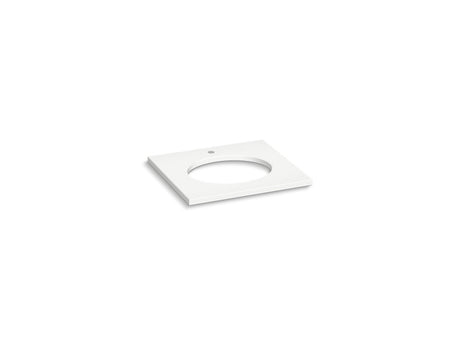 Silestone® 25" quartz vanity top with oval cutout