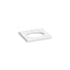 Silestone® 25" quartz vanity top with oval cutout