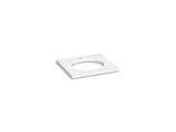 Silestone® 25" quartz vanity top with oval cutout