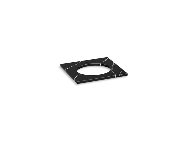 Silestone® 25" quartz vanity top with oval cutout