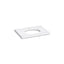 Silestone® 31" quartz vanity top with oval cutout