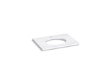 Silestone® 31" quartz vanity top with oval cutout