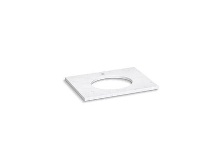 Silestone® 31" quartz vanity top with oval cutout