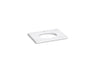 Silestone® 31" quartz vanity top with oval cutout