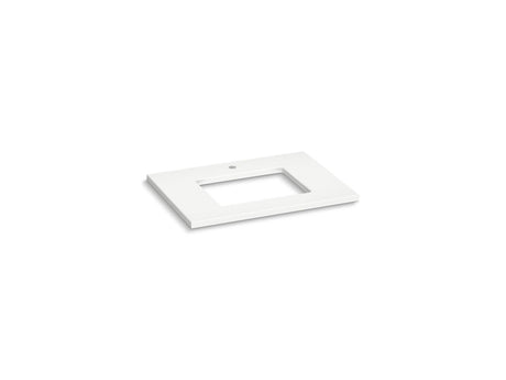 Silestone® 31" quartz vanity top with rectangular cutout
