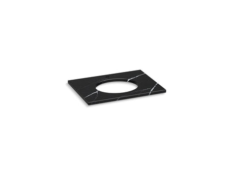 Silestone® 31" quartz vanity top with oval cutout