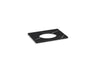 Silestone® 31" quartz vanity top with oval cutout