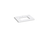 Silestone® 31" quartz vanity top with rectangular cutout