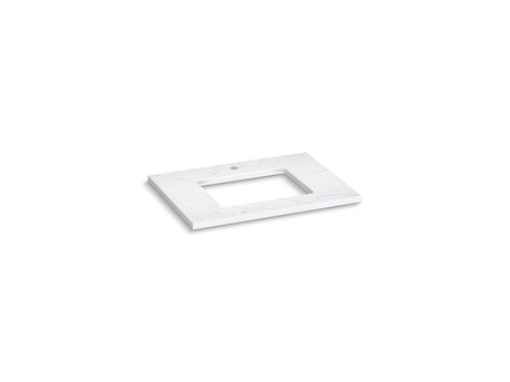 Silestone® 31" quartz vanity top with rectangular cutout