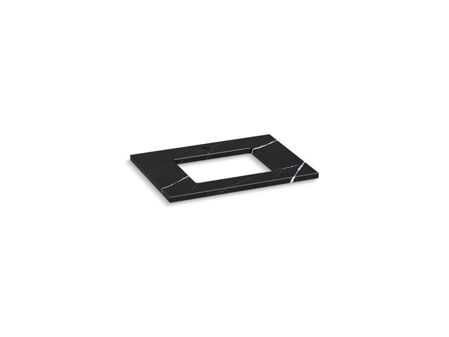 Silestone® 31" quartz vanity top with rectangular cutout