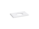 Silestone® 37" quartz vanity top with oval cutout