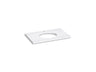 Silestone® 37" quartz vanity top with oval cutout