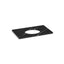 Silestone® 37" quartz vanity top with oval cutout
