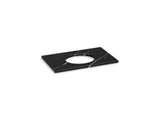 Silestone® 37" quartz vanity top with oval cutout