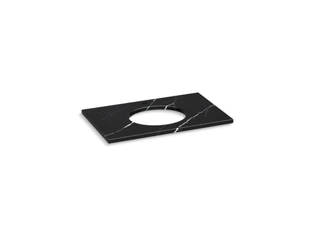 Silestone® 37" quartz vanity top with oval cutout