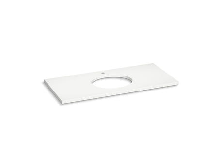 Silestone® 49" quartz vanity top with oval cutout