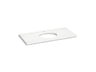 Silestone® 49" quartz vanity top with oval cutout