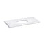 Silestone® 49" quartz vanity top with oval cutout