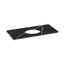 Silestone® 49" quartz vanity top with oval cutout