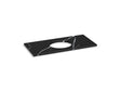 Silestone® 49" quartz vanity top with oval cutout