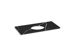 Silestone® 49" quartz vanity top with oval cutout