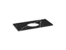 Silestone® 49" quartz vanity top with oval cutout