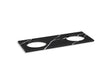 Silestone® quartz 61" vanity top with double oval cutouts