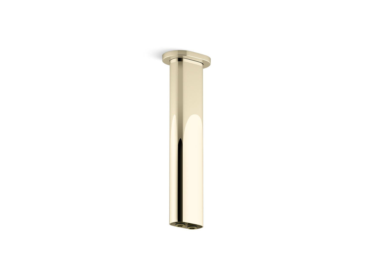 Statement® 10" ceiling-mount two-function rainhead arm and flange