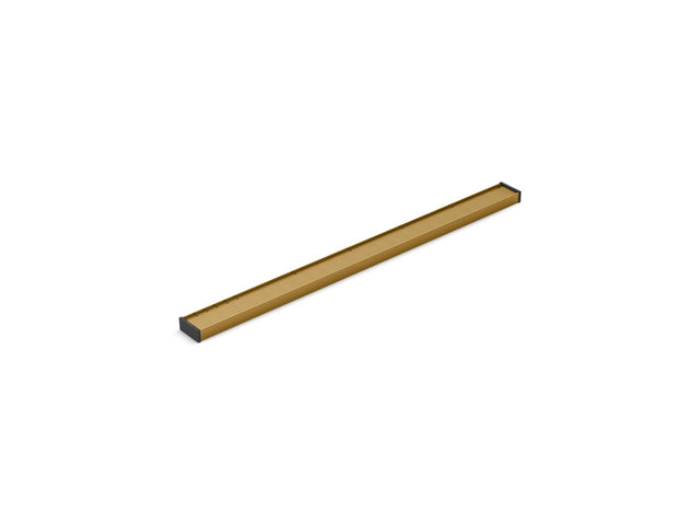 2-1/2" x 36" linear drain grate with tile-in panel