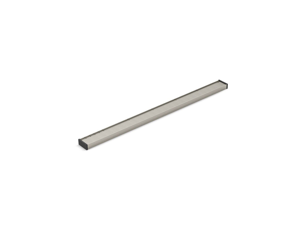 2-1/2" x 36" linear drain grate with tile-in panel