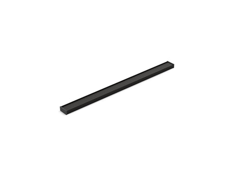 2-1/2" x 36" linear drain grate with tile-in panel