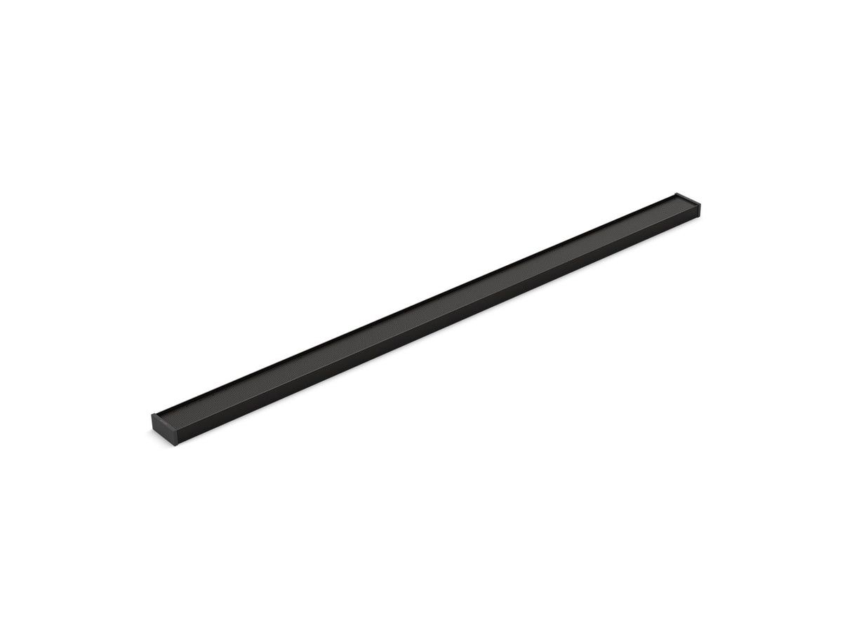 2-1/2" x 48" linear drain grate with tile-in panel