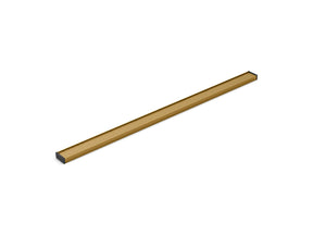 2-1/2" x 48" linear drain grate with tile-in panel